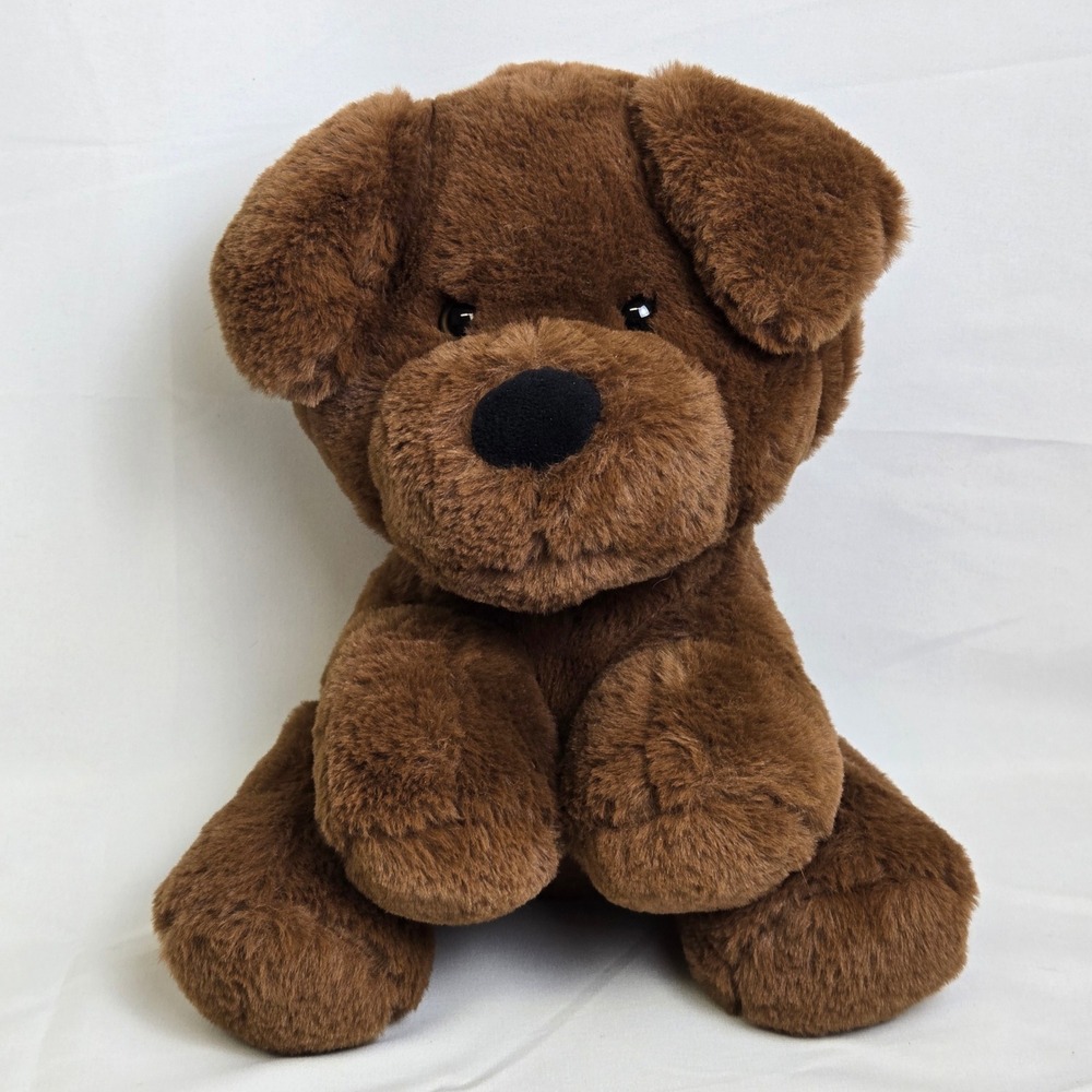 Spark Create Imagine Puppy Dog Plush Stuffed Animal Toy Brown 10" Soft Cuddly